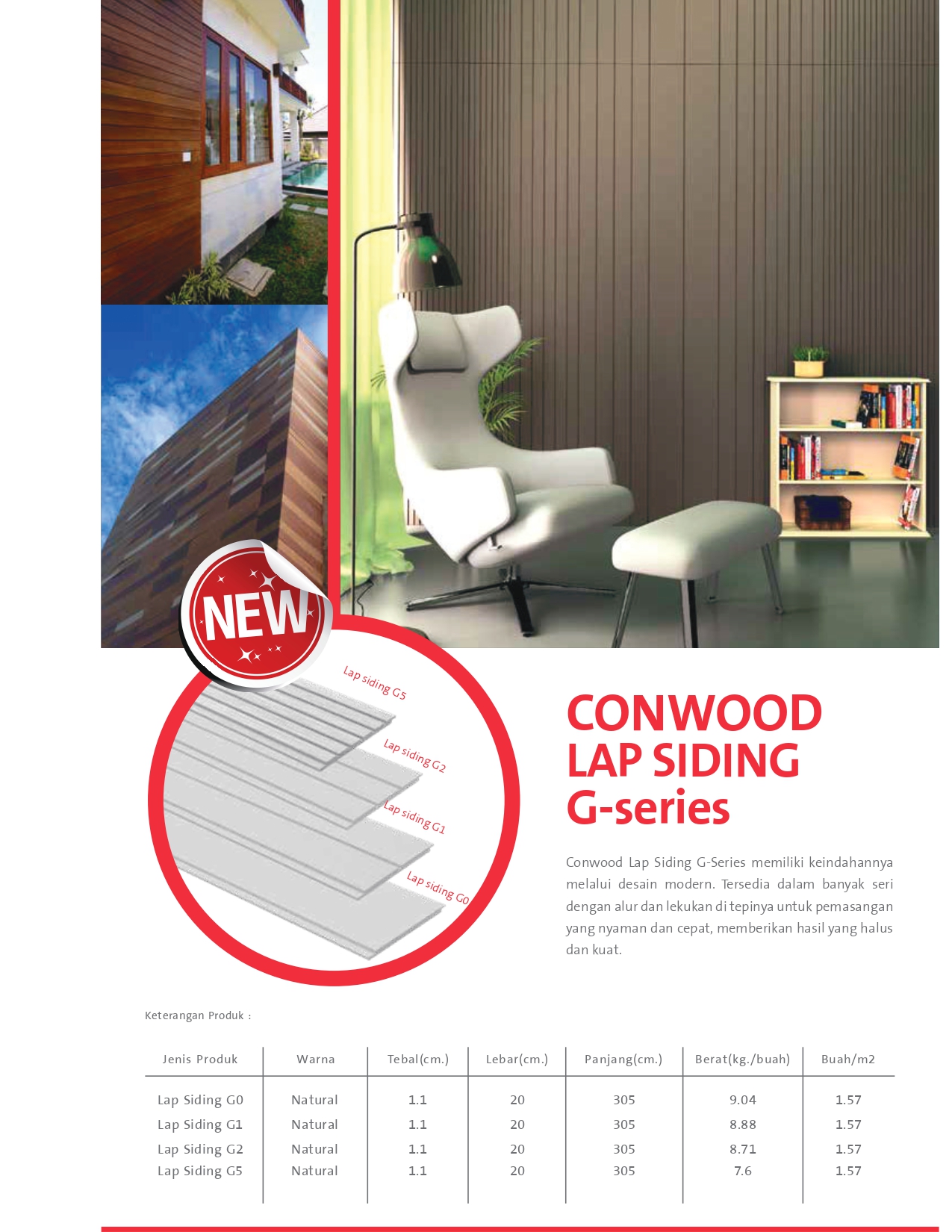 CONWOOD LAP SIDING G-SERIES