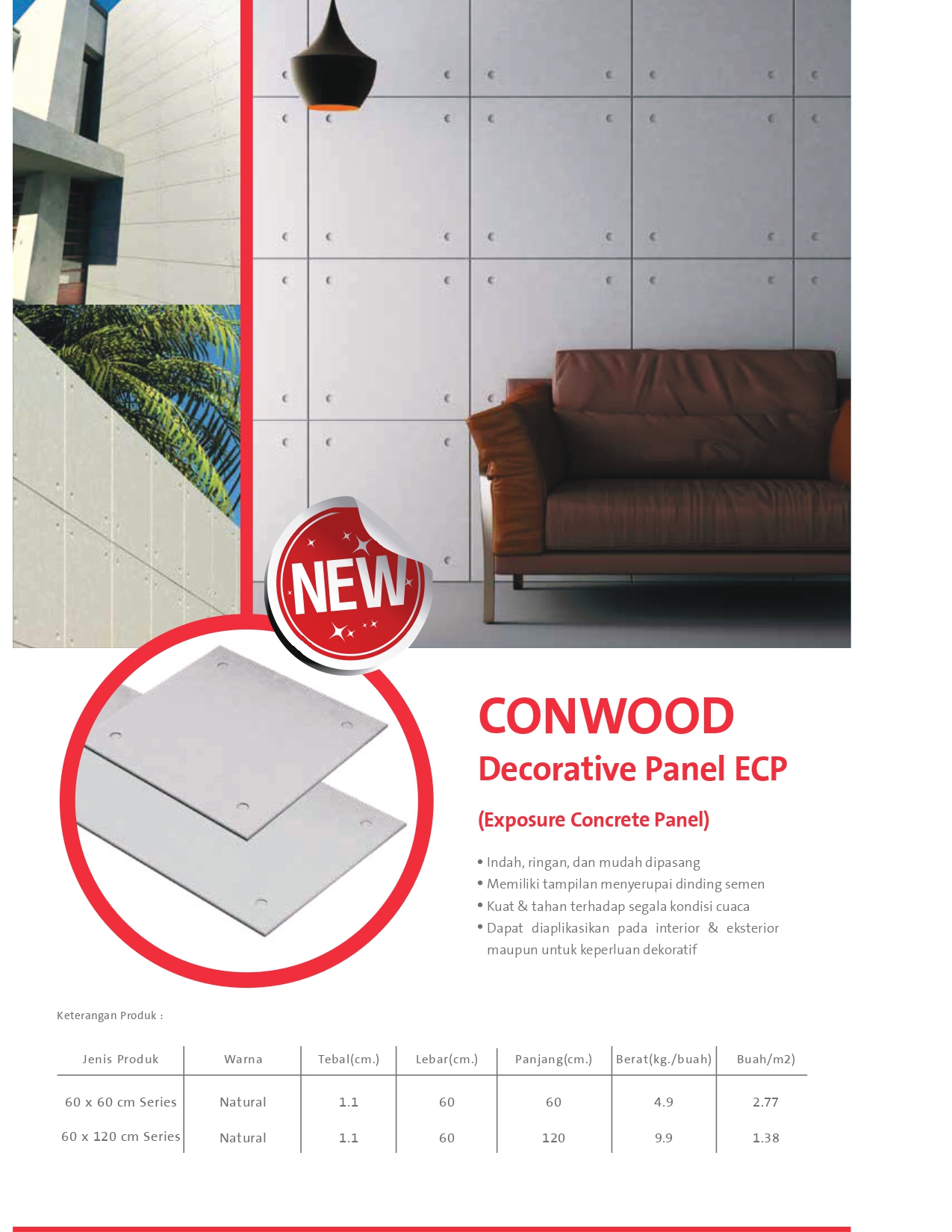 CONWOOD DECORATIVE PANEL ECP