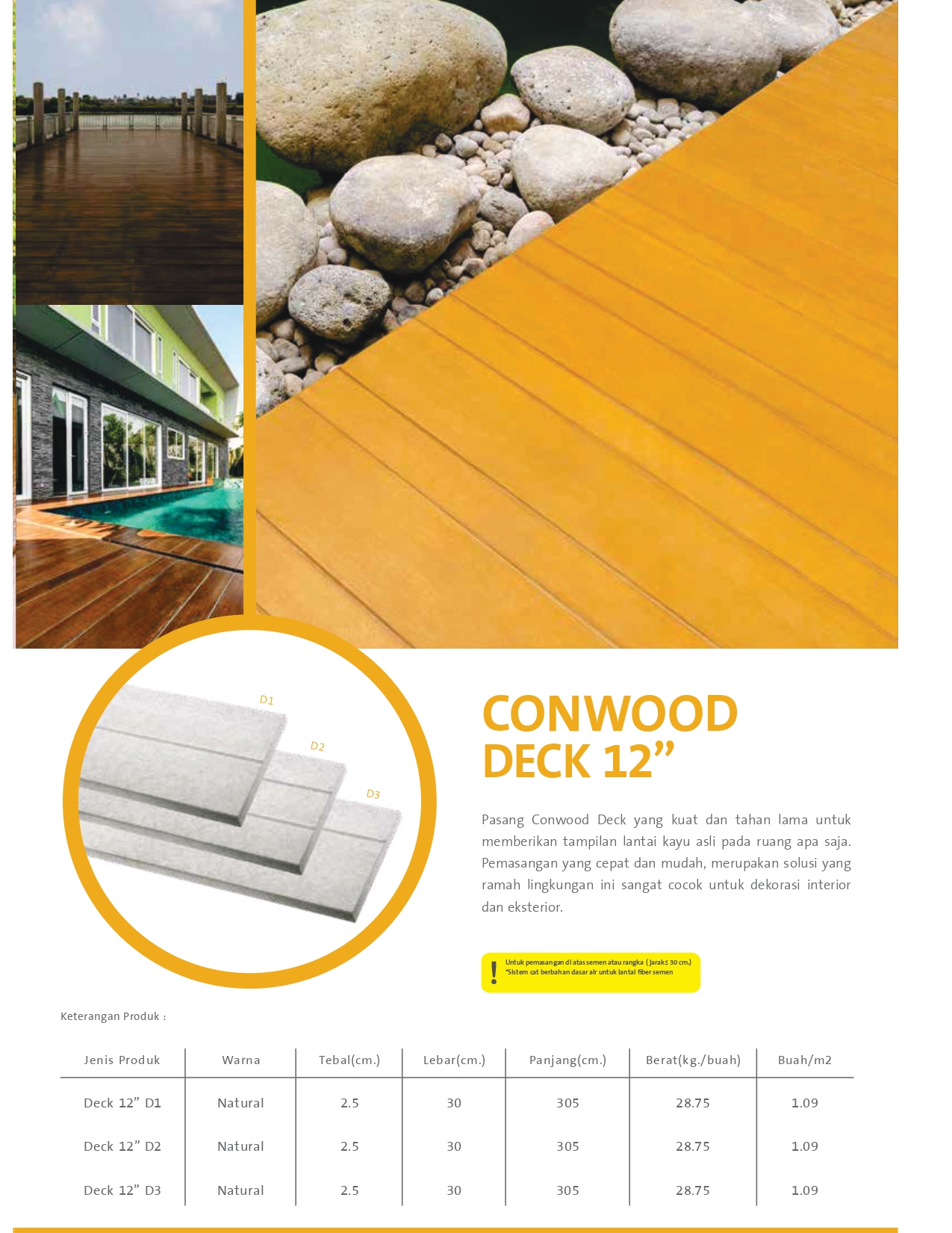 CONWOOD DECK 12 